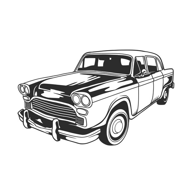 Vintage car pencil drawing : r/drawing